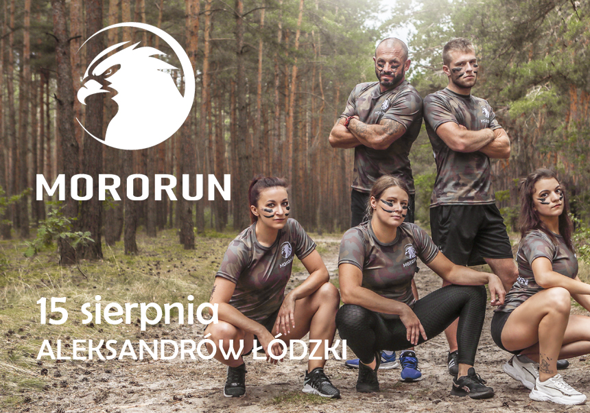 Grafika promująca bieg MORORUN "Pandemiczna Dycha"
