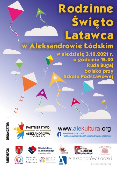 Plakat promujący Rodzinne Święto Latawca
