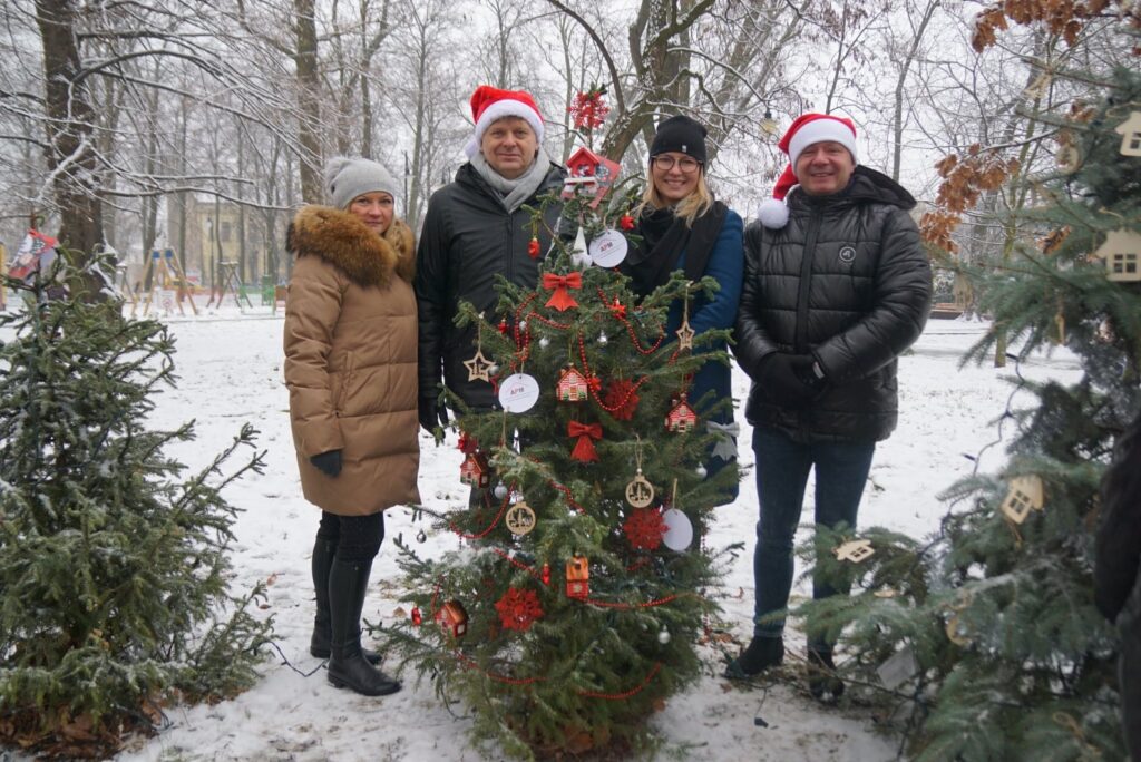 Pan Burmistrz Aleksandrowa Łódzkiego z mieszkańcami