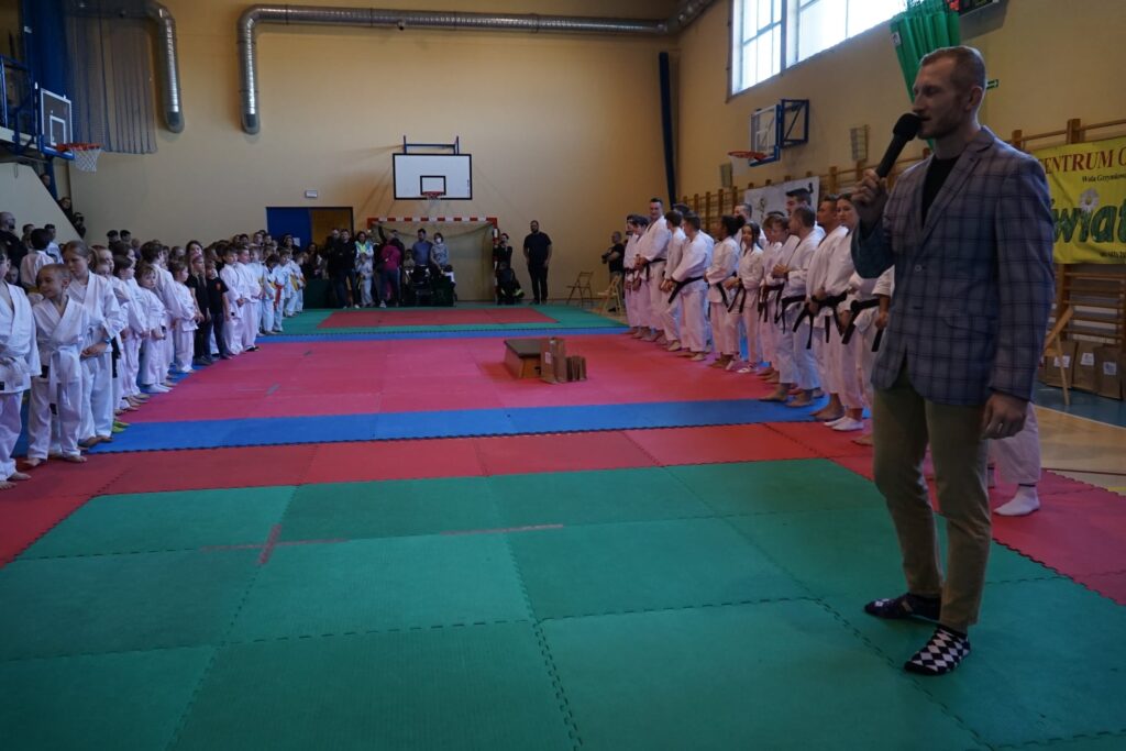 Otwarcie turnieju karate